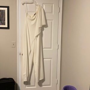 David’s Bridal White Jumpsuit Size 8! Worn Once!
